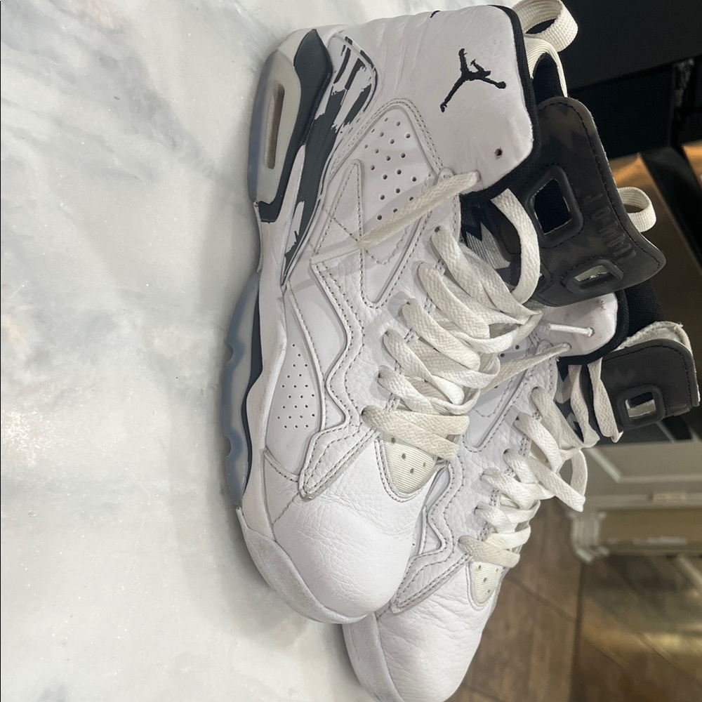 Jordan Black and White Sneakers